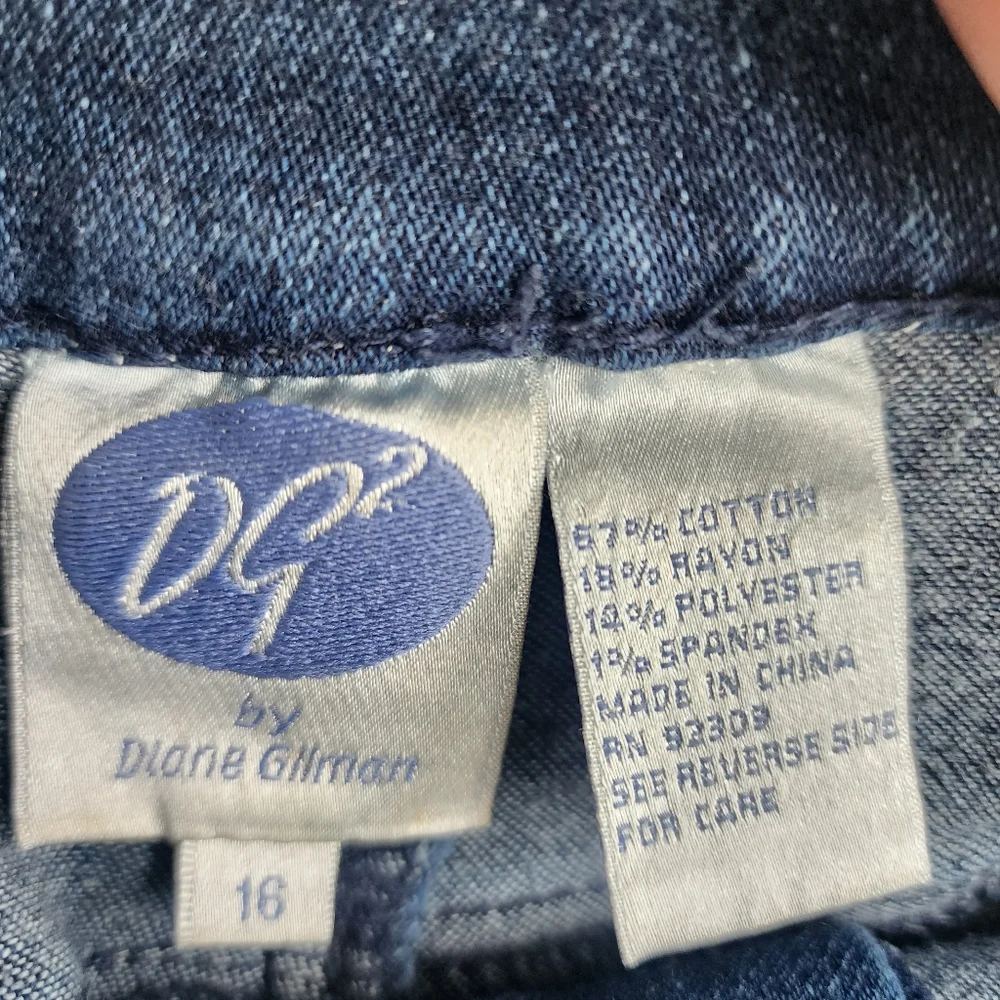 DG2 by Diane Gilman Comfort Virtual Stretch Boot-Cut indigo Blue Jean - Picture 9 of 10